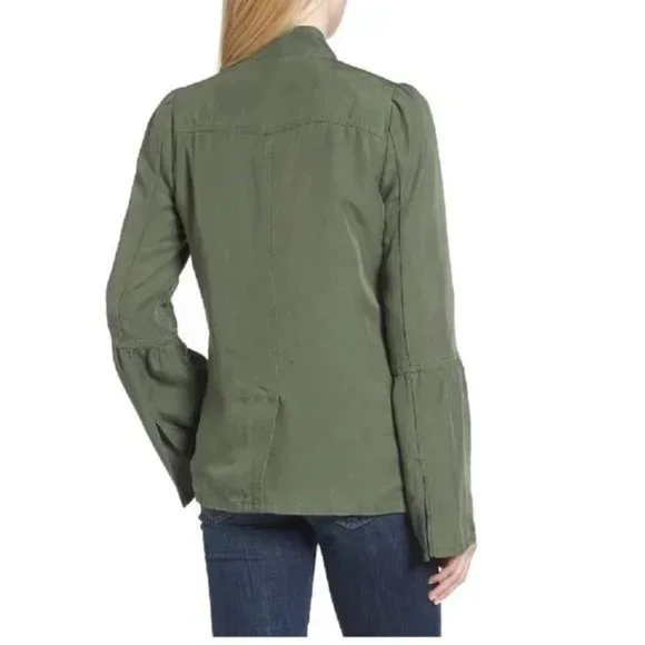 HINGE Ruffle Utility Jacket - Picture 2 of 7